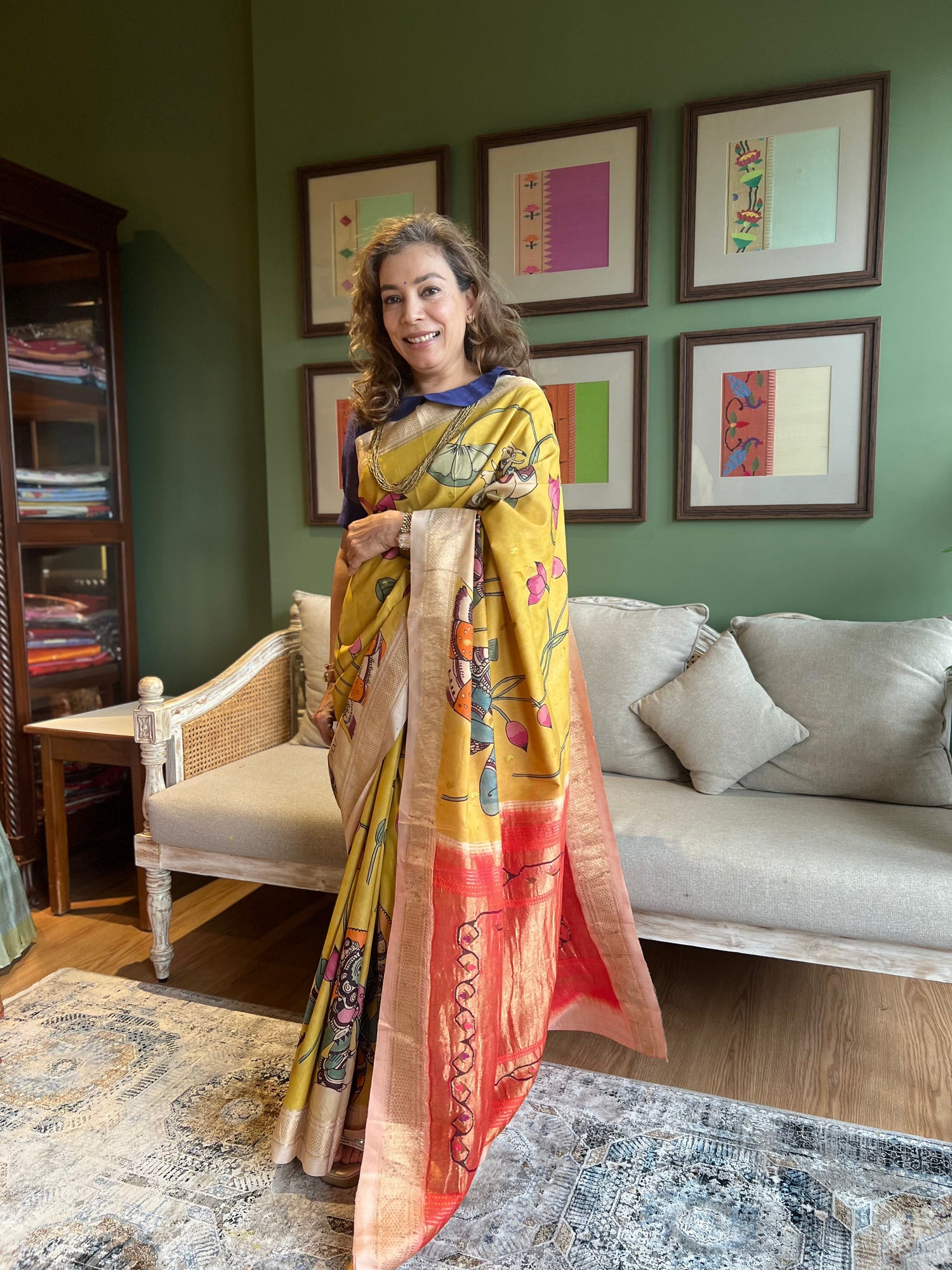 Kalamkari x Paithanis