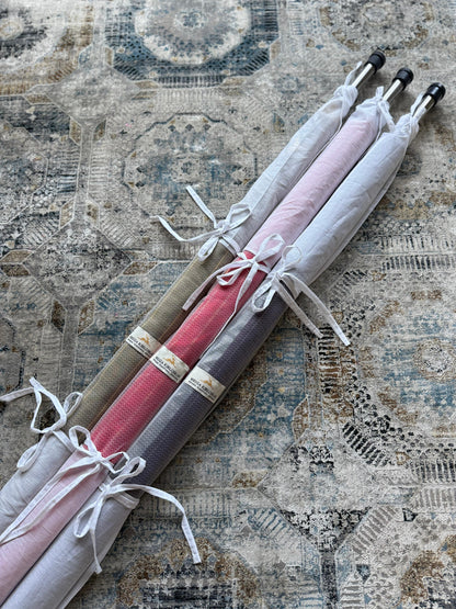 Muslin Rod Cover with Mesh Panel