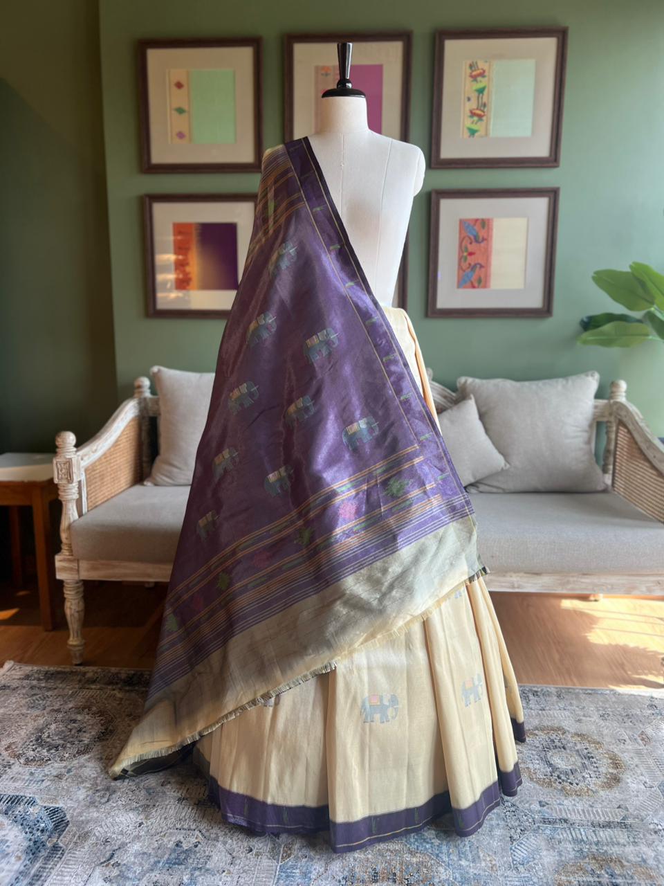 'Hathi' Paithani